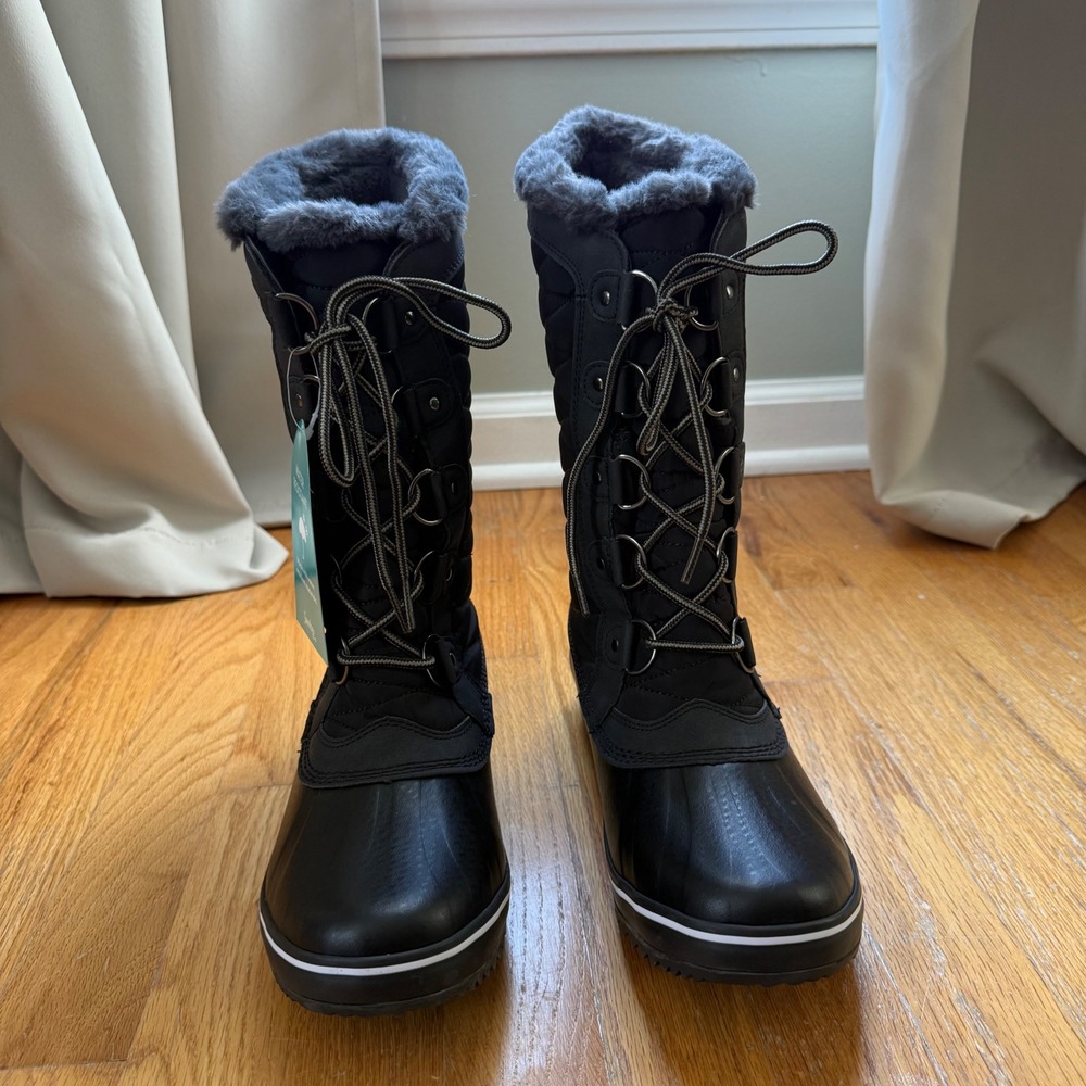 JBU by Jambu Chilly Winter Snow Boots 8.5 Black Water Resistant Faux Fur NWT